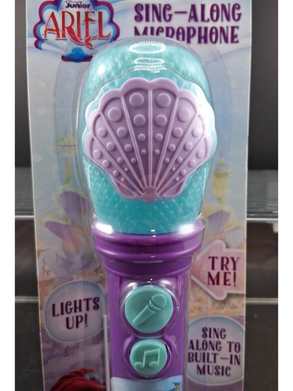 Disney Junior Ariel Sing-Along Light-Up Microphone Toy 3+